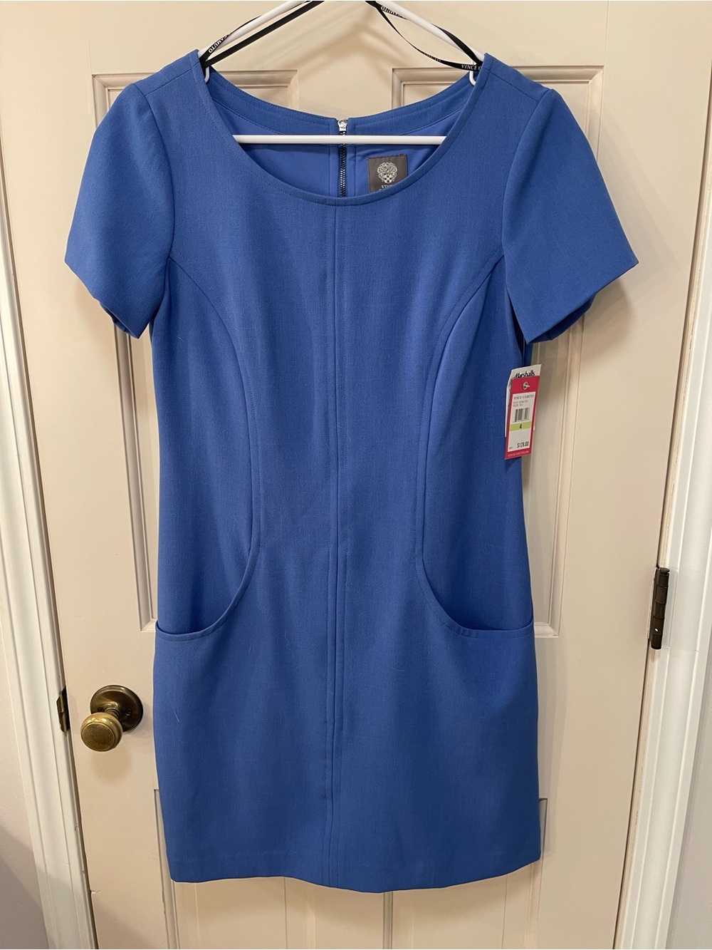 Vince Camuto Periwinkle Scoop Neck Midi Dress - NWT